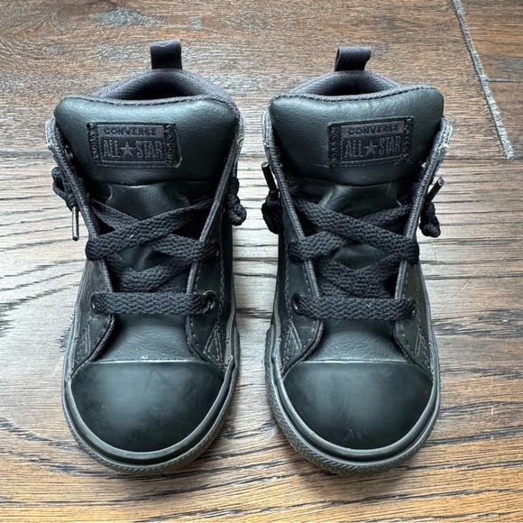 Converse Kids Black All-Star Sneakers - Picture 1 of 9